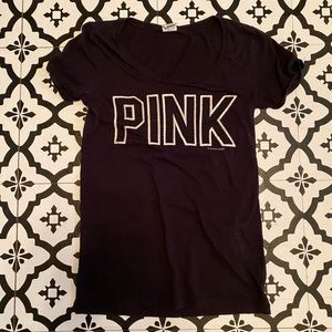 Pink Victoria Secrecies T-shirt Medium black